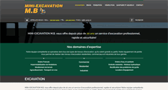 Desktop Screenshot of miniexcavationmb.com